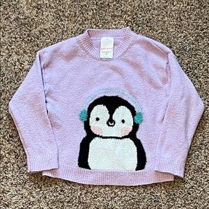 Jumping Beans Light Purple Penguin Sweater